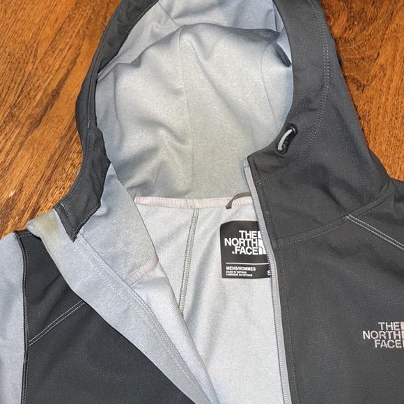North face, two shaded gray windbreaker - Picture 2 of 3